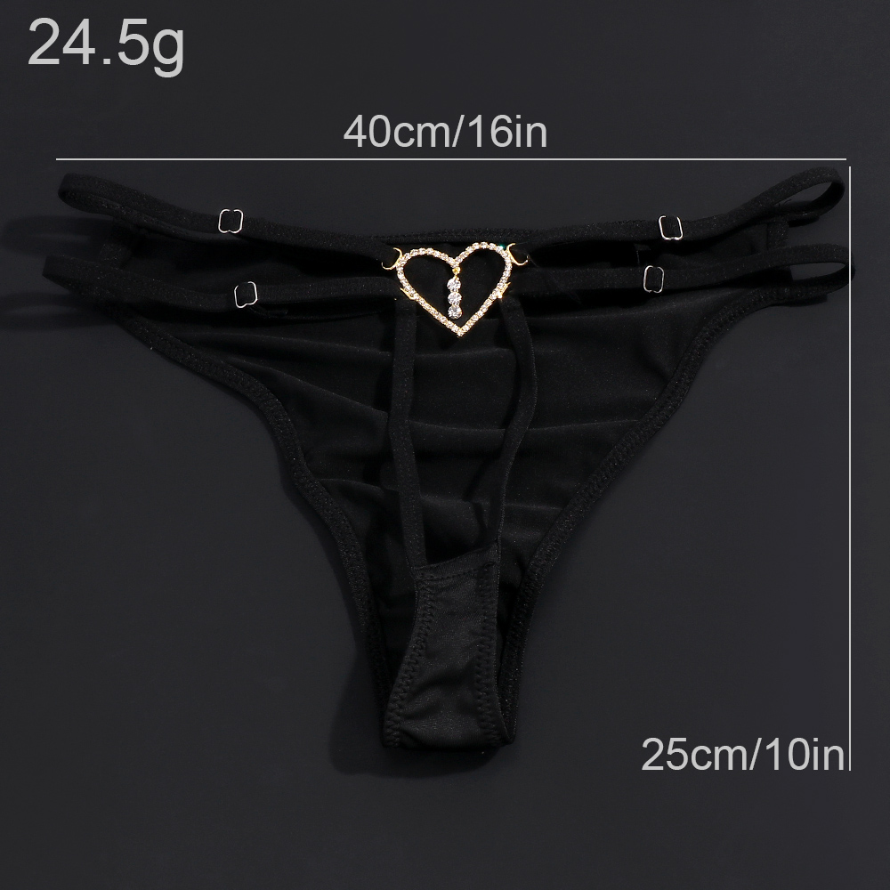 Heart Thong Swimsuit Panty Wom - Thong Bikini Women avaliação e preço