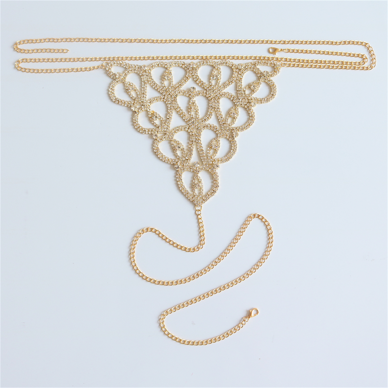 Sexy Body Chain Heart-shaped T - Thong Bikini Women avaliação e preço