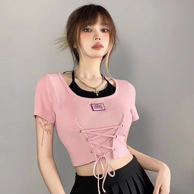 Sweet And Spicy ort Sve T-irt  - Corset Waist Cinch avaliação e preço