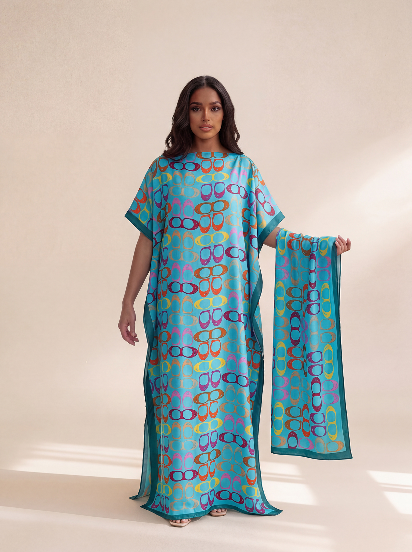 New Style Long Loose Silk Blen - Robe Silk Women avaliação e preço