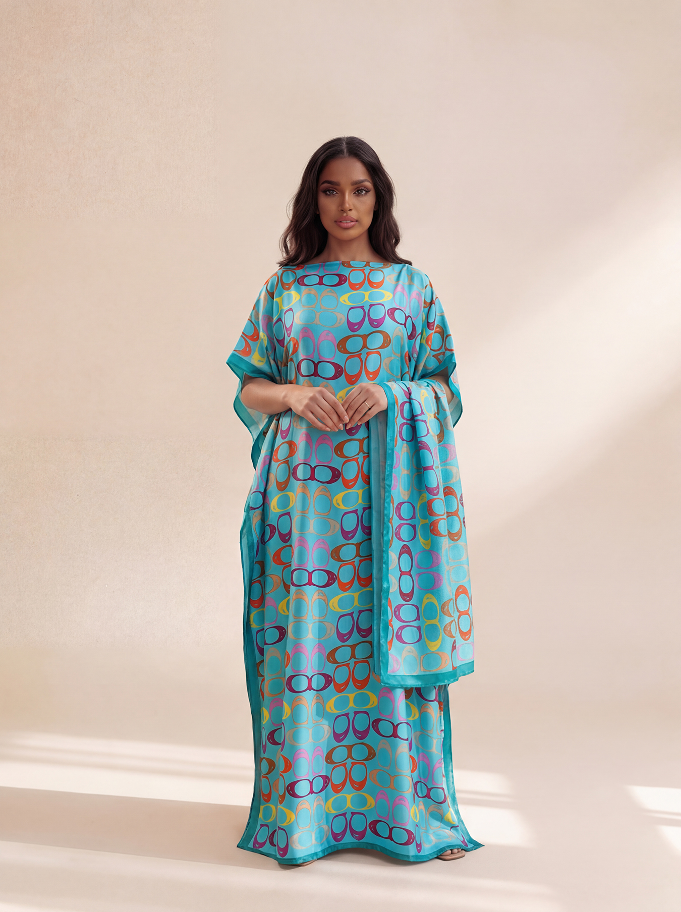 New Style Long Loose Silk Blen - Robe Silk Women avaliação e preço
