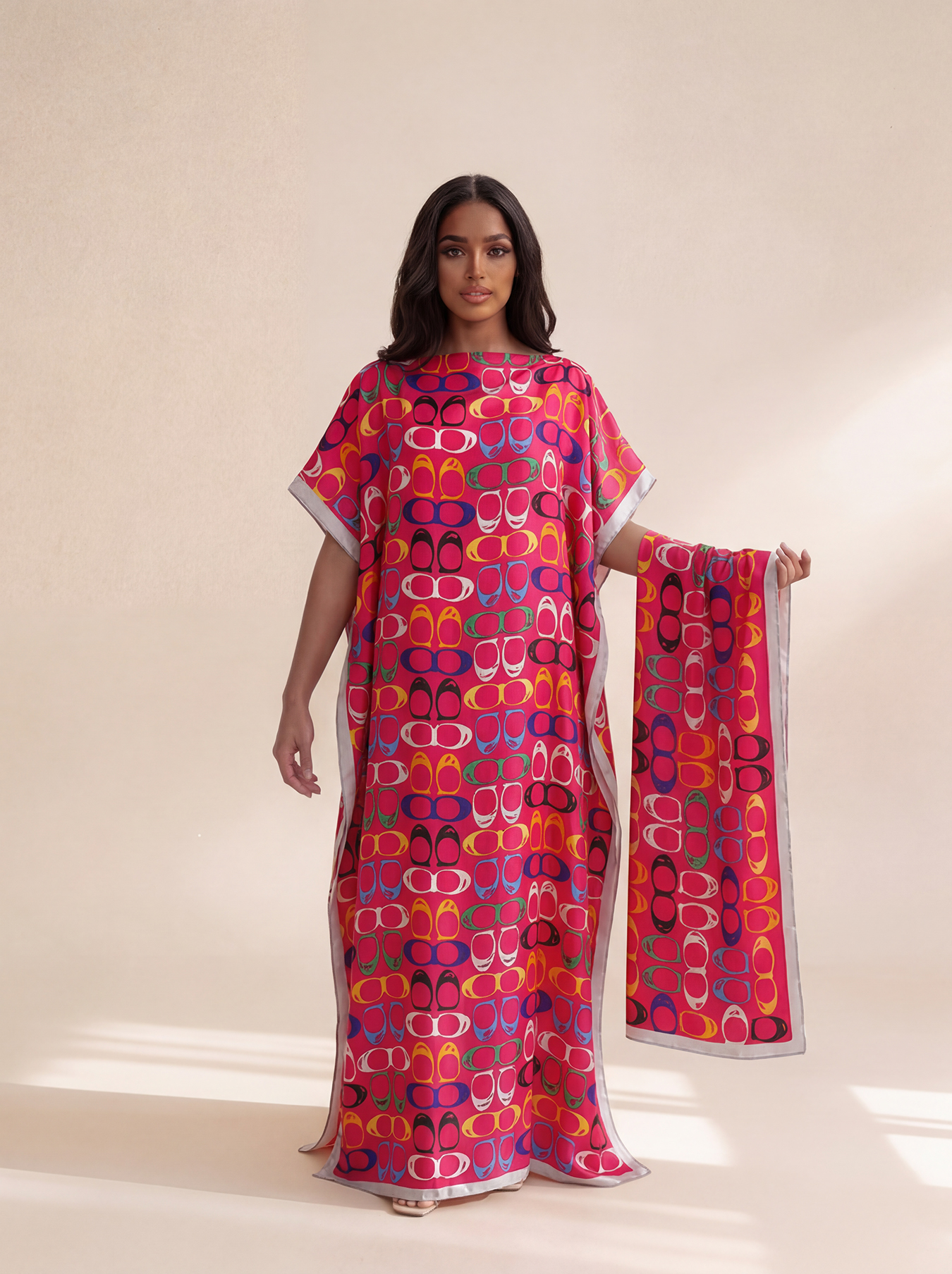New Style Long Loose Silk Blen - Robe Silk Women avaliação e preço
