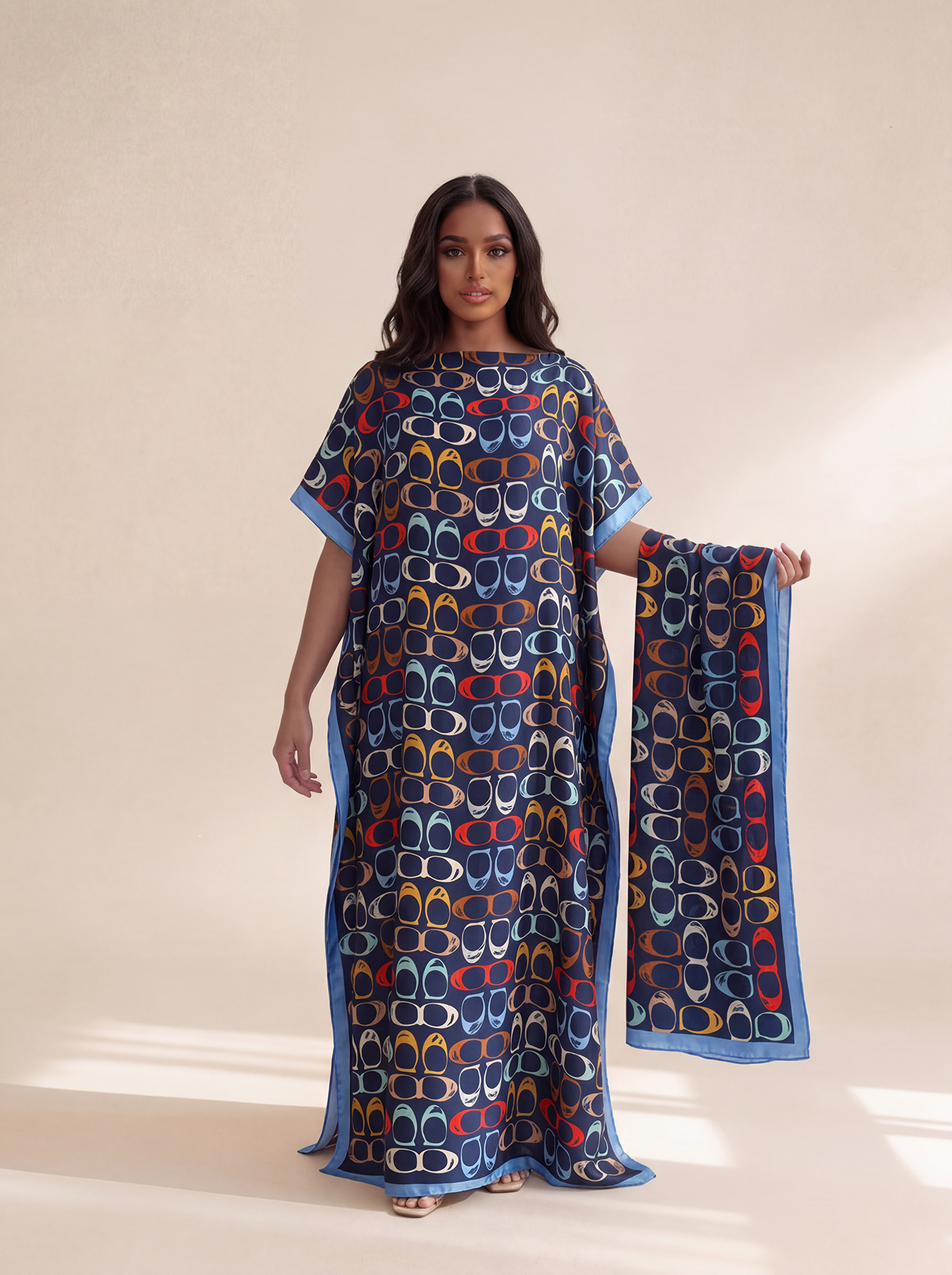 New Style Long Loose Silk Blen - Robe Silk Women avaliação e preço