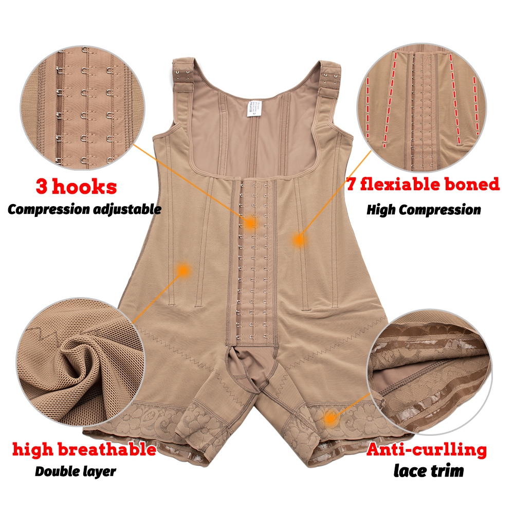 Fajas Colombian Girdles Post L - Shapewear Bodysuit Firm avaliação e preço