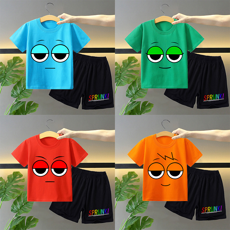 Sprunki 2pcs T-shirt and Short - Boyshort Underwear avaliação e preço