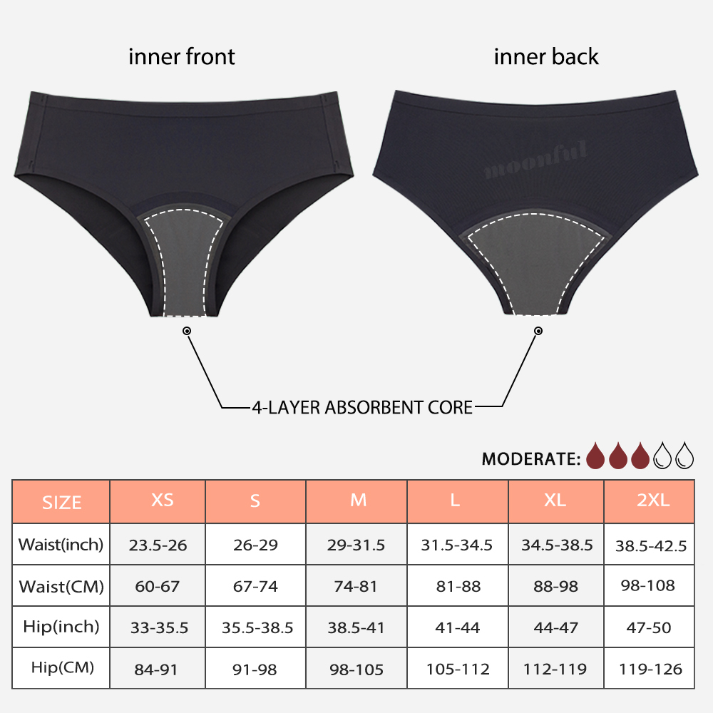 Seamless Menstruation Panties  - Seamless Underwear Women avaliação e preço
