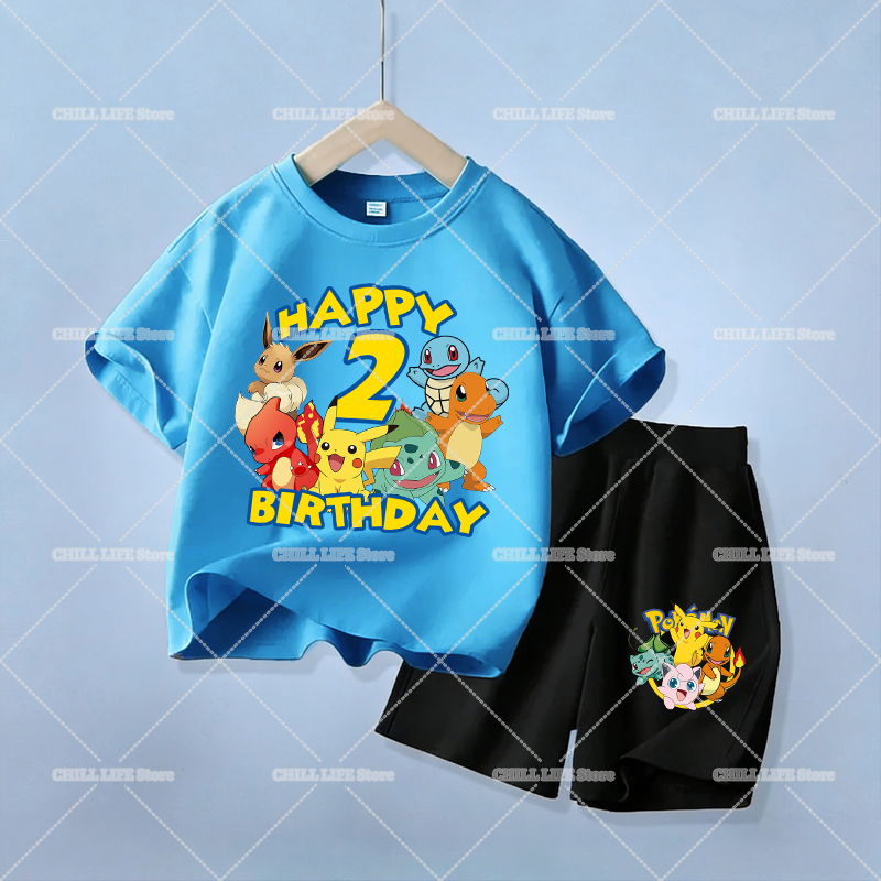 Cute Pikachu Birthday Kids Clo - Boyshort Underwear avaliação e preço