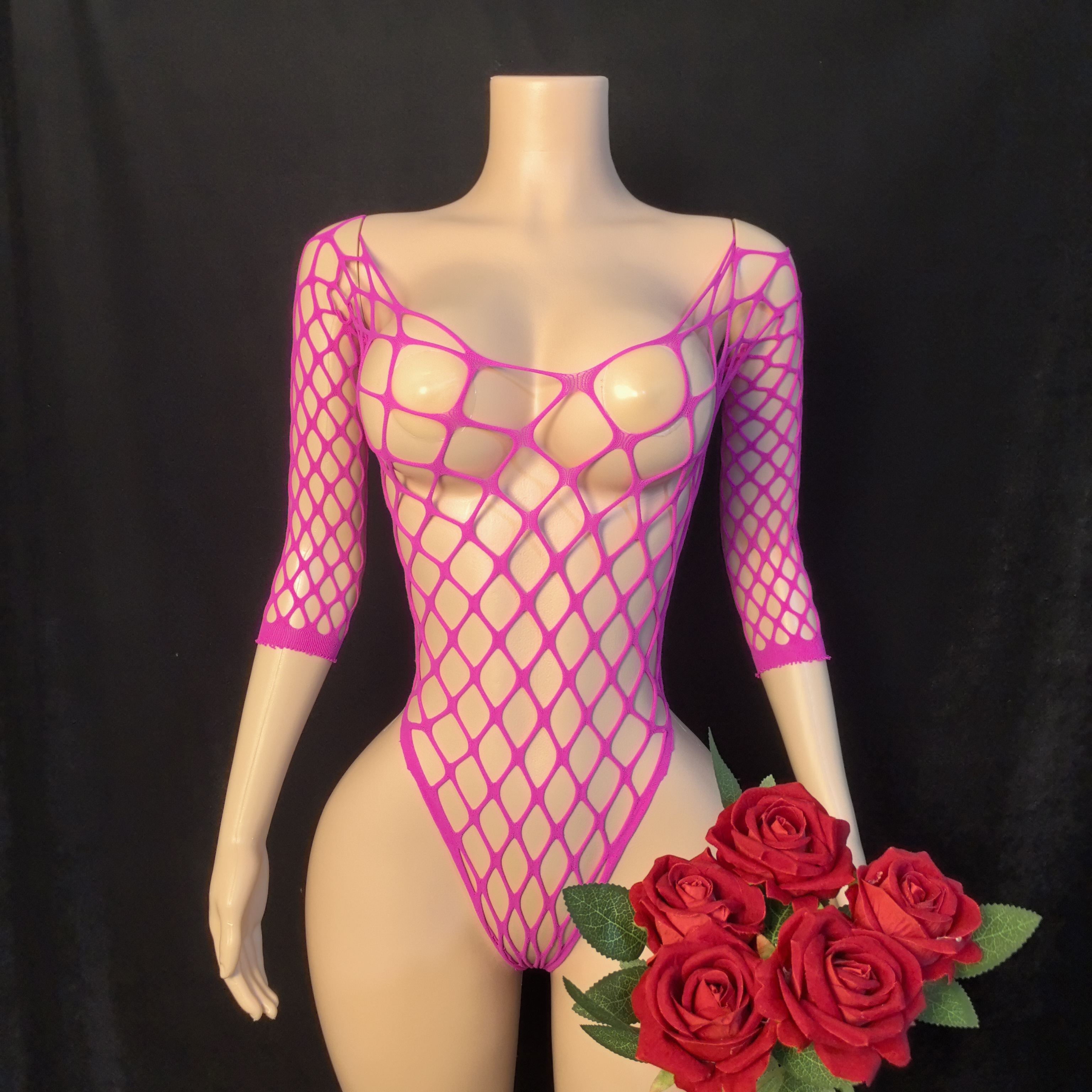 Hot Sexy Lingerie Woman Fishne - Bodystocking Fishnet avaliação e preço