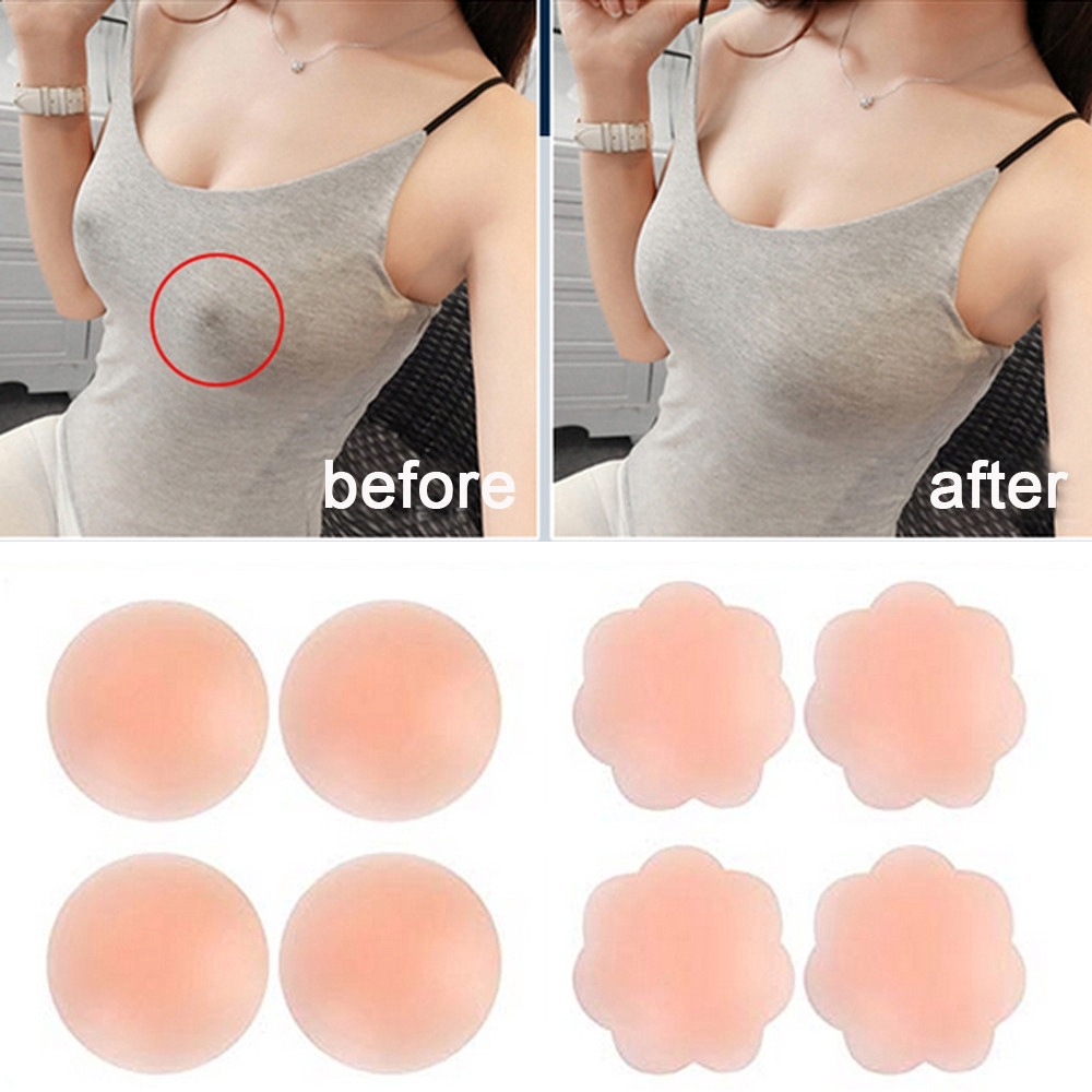 6/12PCS Invisible Self Adhesiv - Silicone Bra Adhesive avaliação e preço