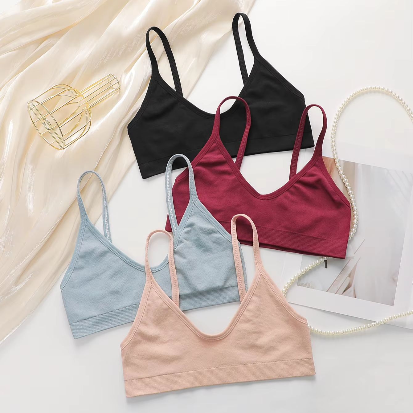 Women Seamless Wireless Bra So - Bralette Wireless Soft avaliação e preço