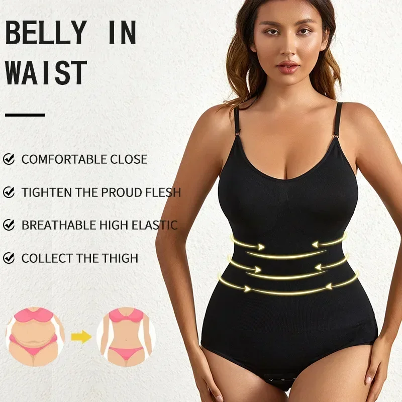 1 Piece Solid Seamless Brief S - Shapewear Bodysuit Firm avaliação e preço