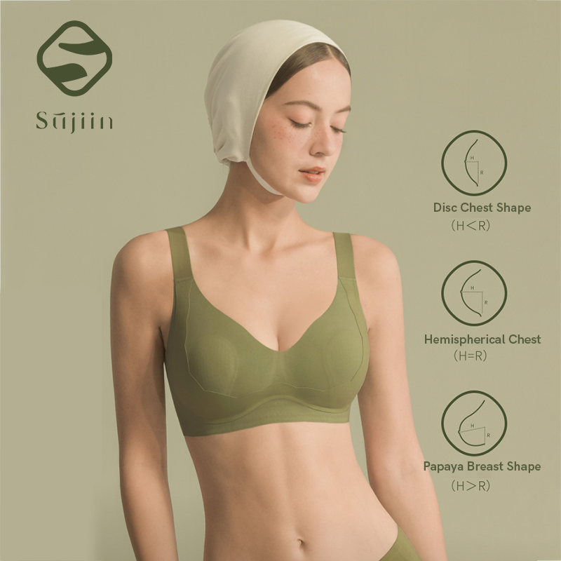 SUJIIN Wireless Plus Size Bras - Bralette Wireless Soft avaliação e preço