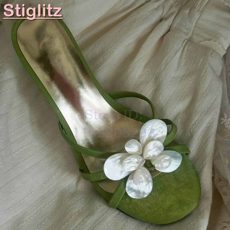 White Flower High Heels Slippe - Slip Dress Satin avaliação e preço