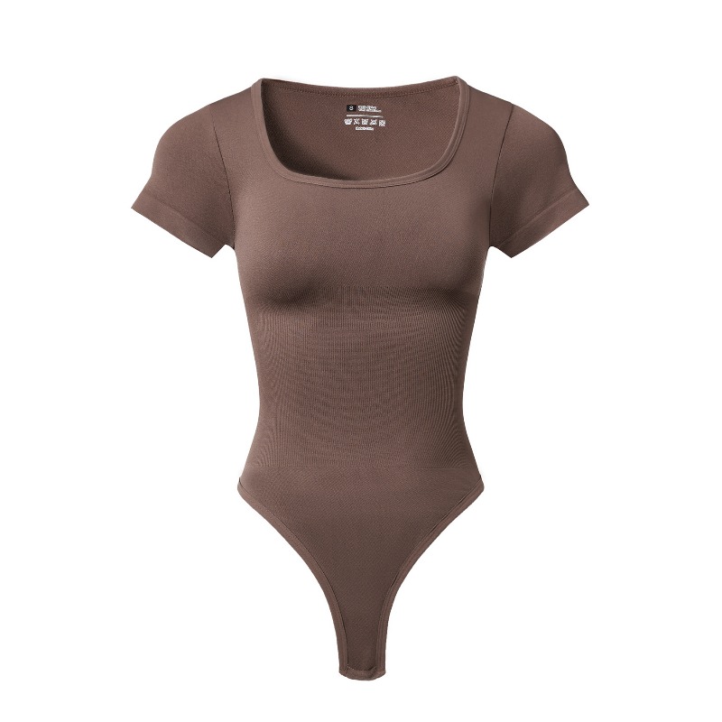 Women Plus Size Square Neck Sh - Shapewear Bodysuit Firm avaliação e preço