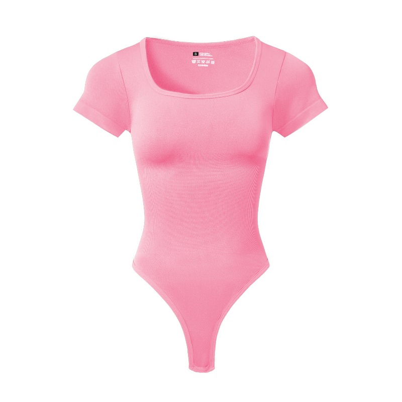 Women Plus Size Square Neck Sh - Shapewear Bodysuit Firm avaliação e preço