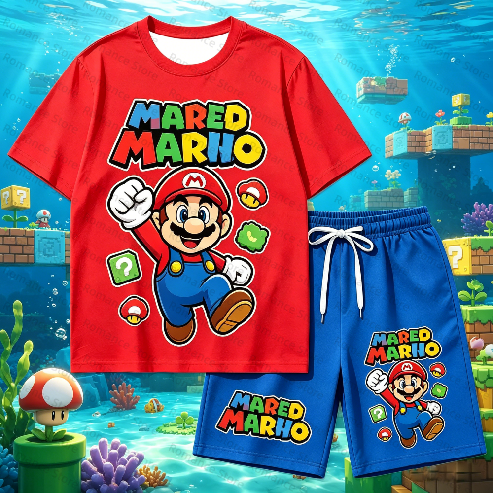 Kids Cartoon T-Shirt And Short - Boyshort Underwear avaliação e preço