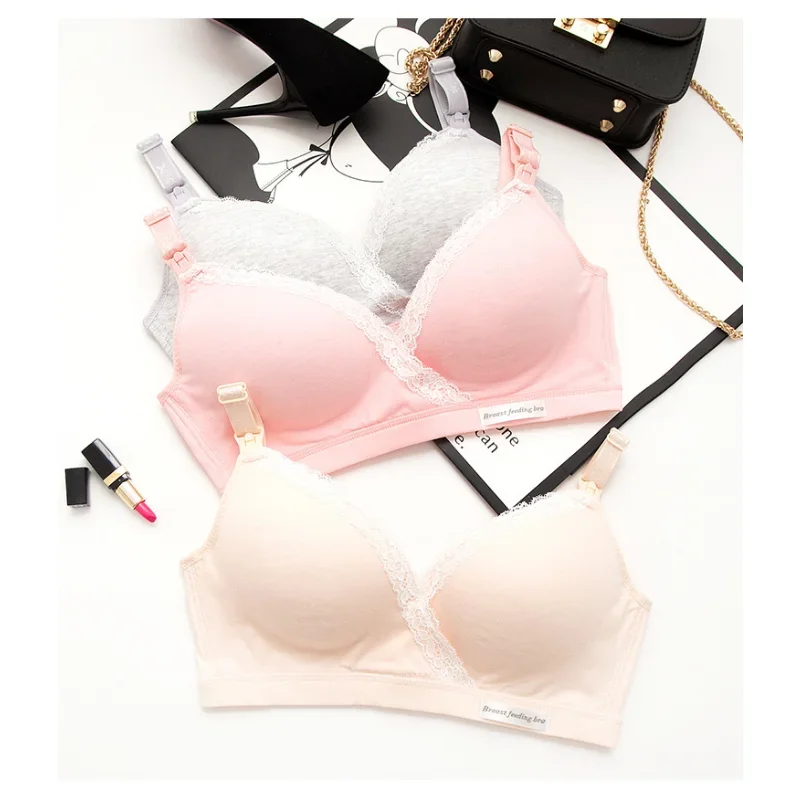1PCS Smooth Nursing Bras for B - Nursing Bra Sleep avaliação e preço