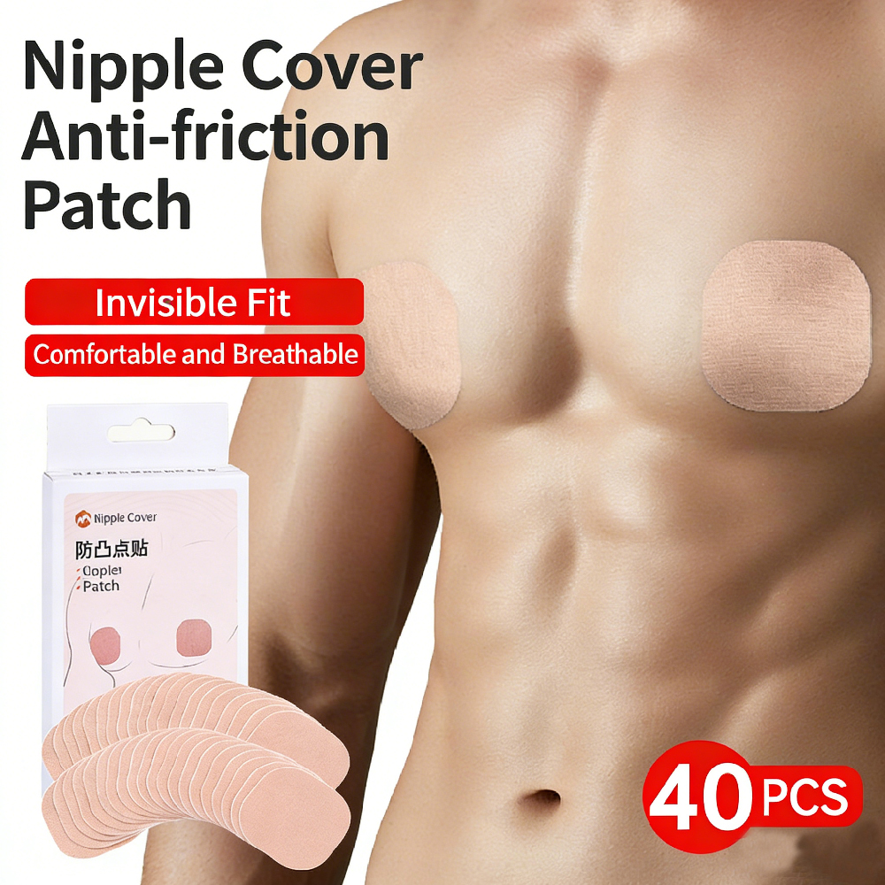 40PCS  Men's Nipple Covers, An - Nipple Cover Pasties avaliação e preço