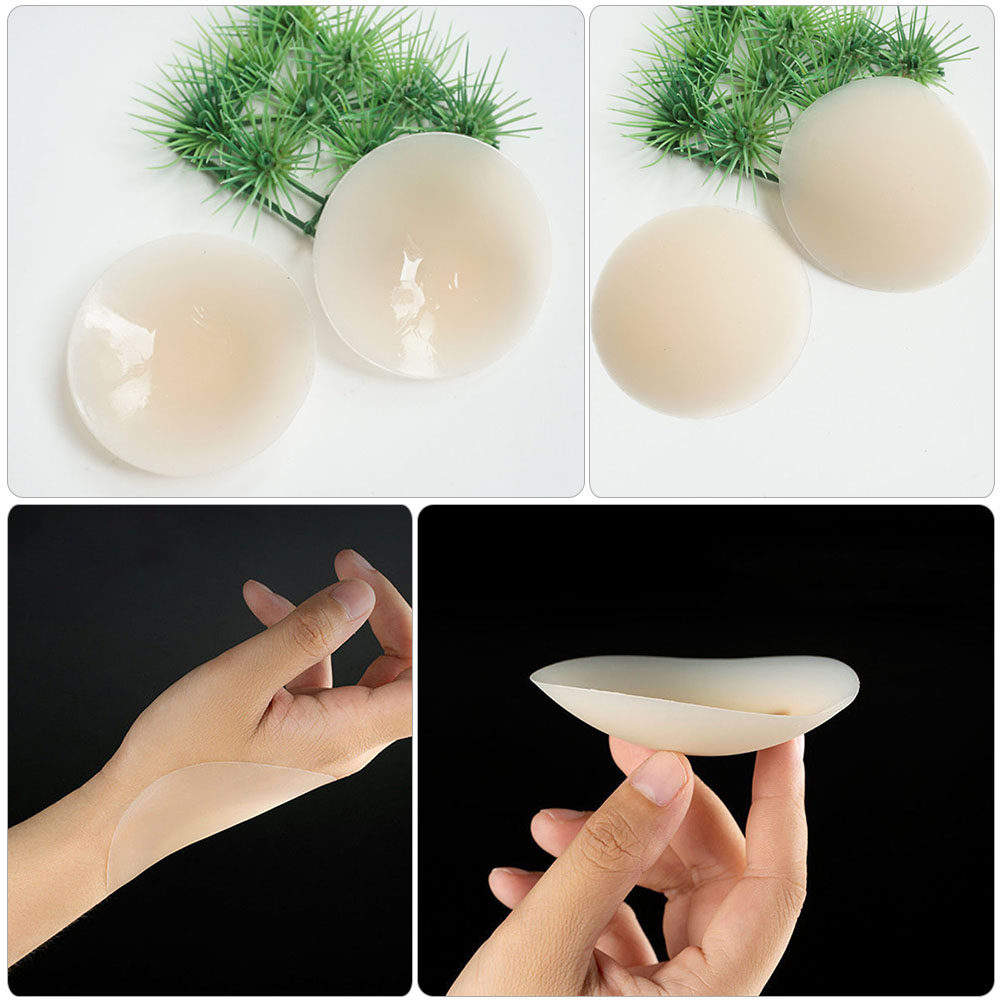 1Pair Ultra-Thin Reusable Sili - Nipple Cover Pasties avaliação e preço
