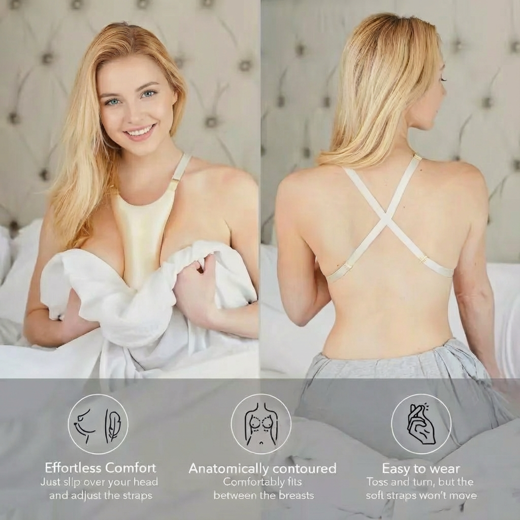Side Sleeper Pillow for Breast - Nursing Bra Sleep avaliação e preço
