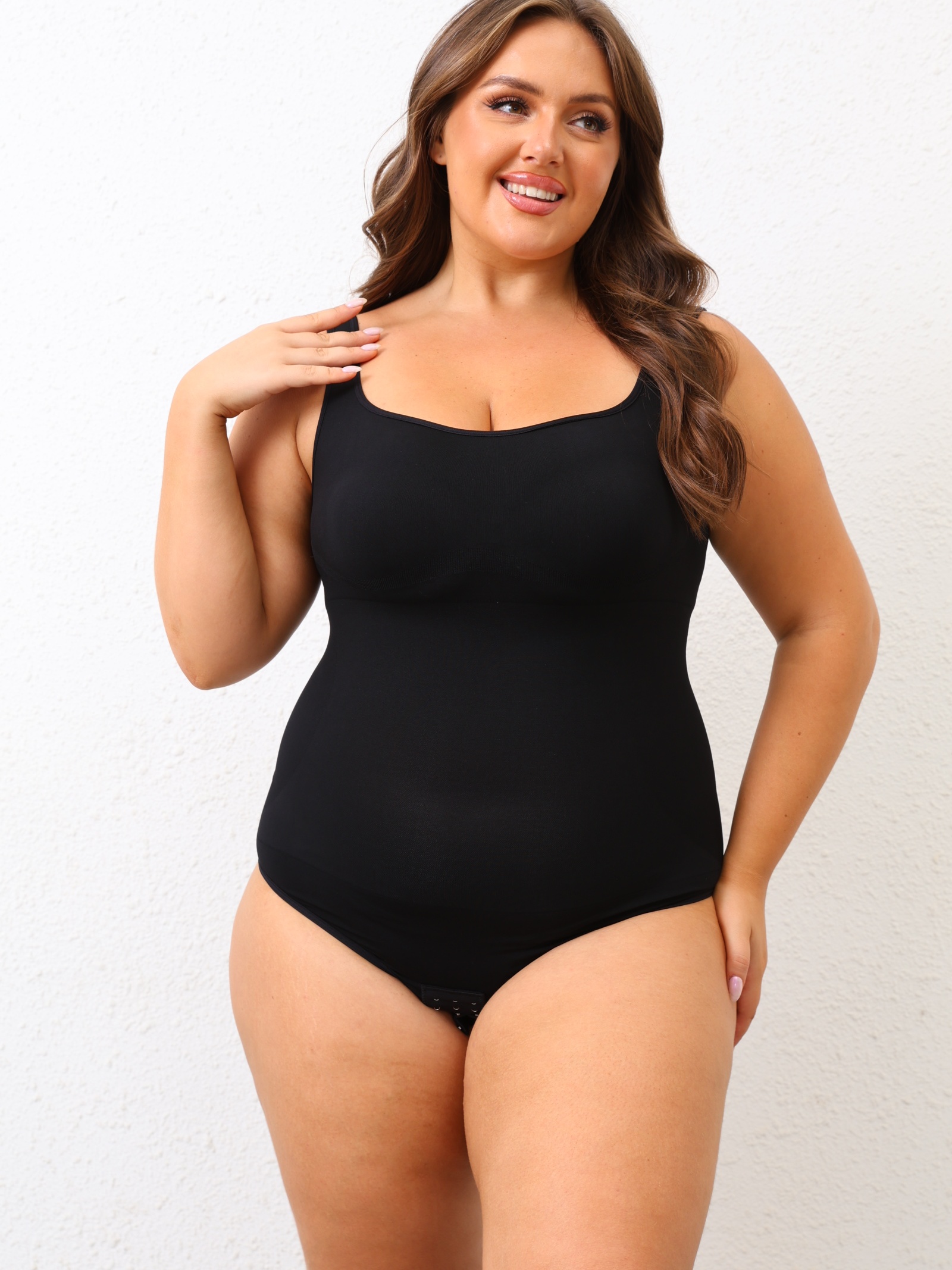 Large size body sculpting one- - Seamless Underwear Women avaliação e preço