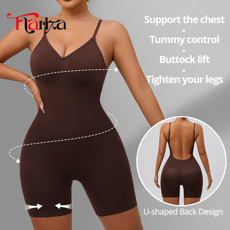 Flarixa New Low Back Shapewear - Seamless Underwear Women avaliação e preço