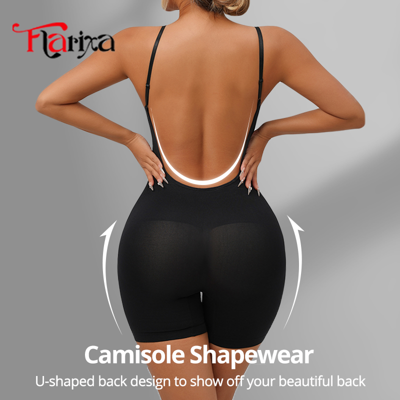 Flarixa New Low Back Shapewear - Seamless Underwear Women avaliação e preço
