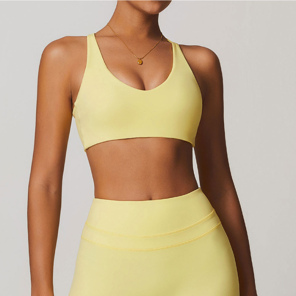 JUREN Sports Bra Women Fitness - Push Up Bra Padded avaliação e preço