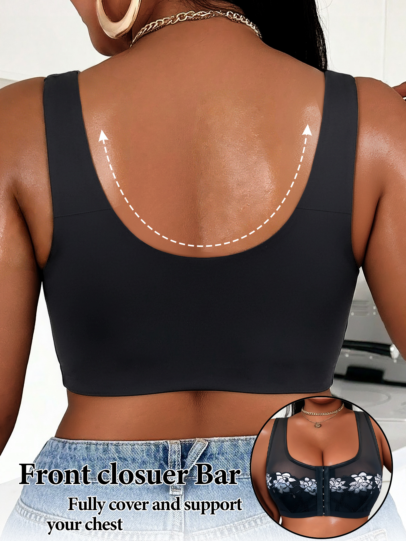 1PC Women's Push-up Bra, Wide  - Push Up Bra Padded avaliação e preço