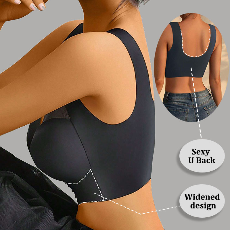 5PCS Women Sports Bras Full Cu - Bralette Wireless Soft avaliação e preço
