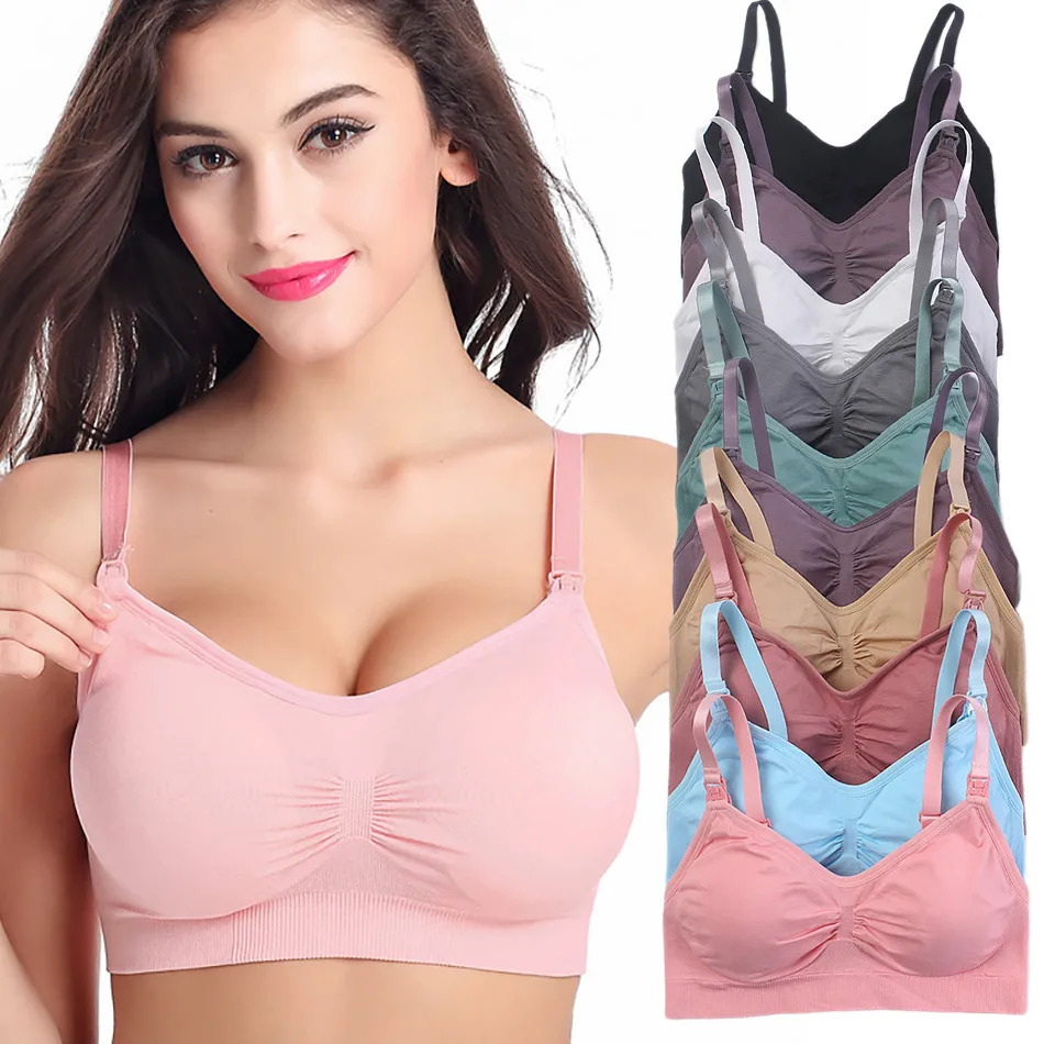 Breathable Maternity Pregnant  - Nursing Bra Sleep avaliação e preço