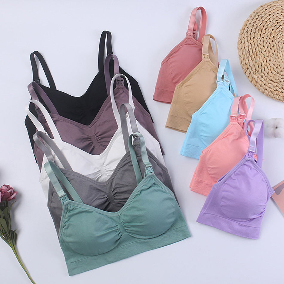 Breathable Maternity Pregnant  - Nursing Bra Sleep avaliação e preço