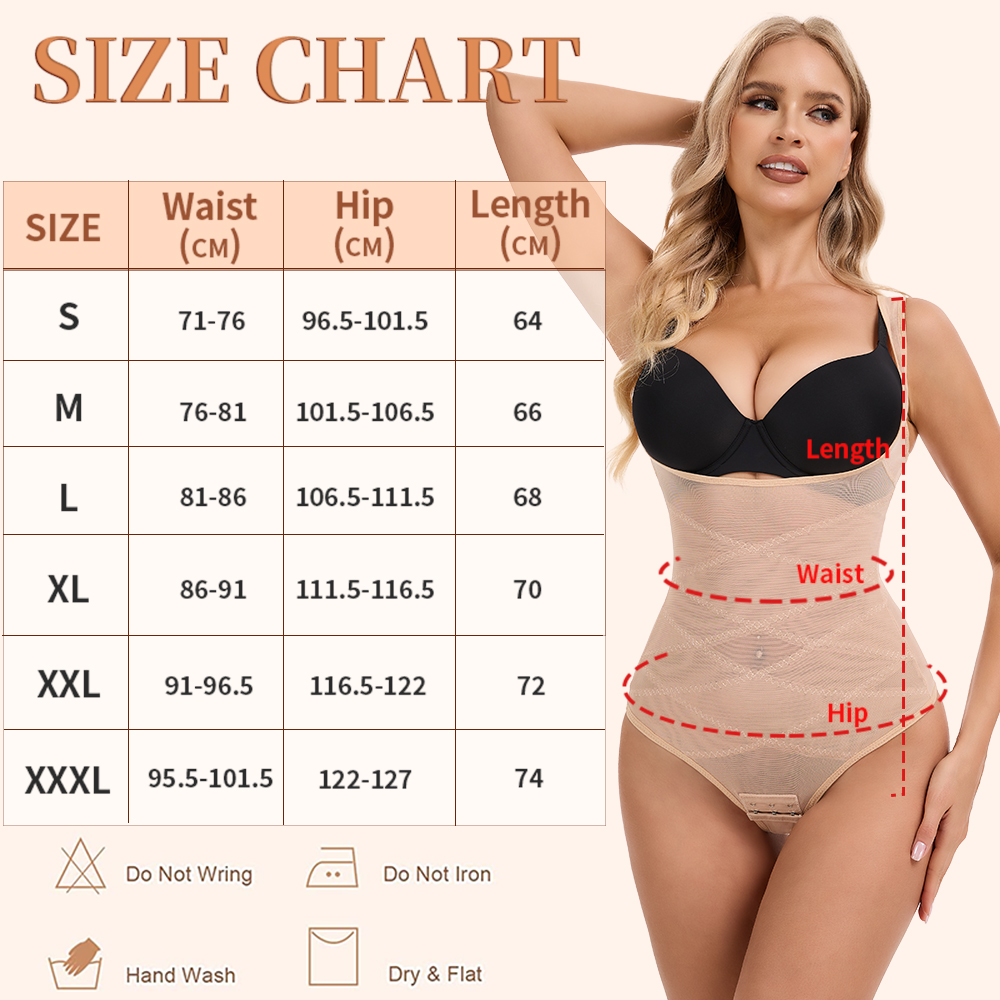 Mesh Thongs Bodysuit Shapewear - Shapewear Bodysuit Firm avaliação e preço