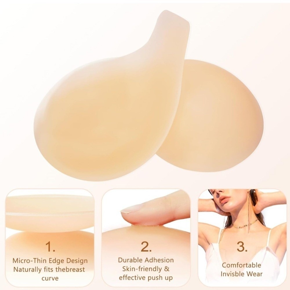 Seamless Silicone Nipple Cover - Silicone Bra Adhesive avaliação e preço