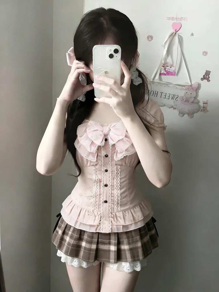 Japanese Sweet Three Piece Set - Cami Top Lace avaliação e preço