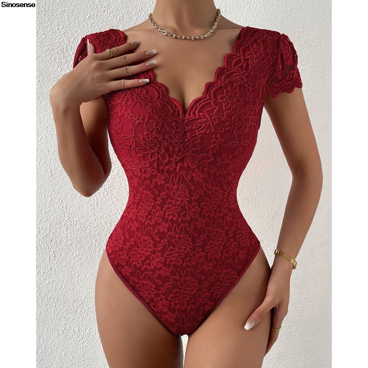 Womens Embroidery Floral Contr - Lace Teddy Lingerie avaliação e preço